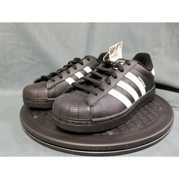 Adidas Superstar II C Sneakers Black Kids Size 12K NEW IN BOX! - Picture 4 of 11